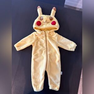 TODDLER NEWBORN ANIME HALLOWEEN COSTUME ONESIE POKÉMON PIKACHU